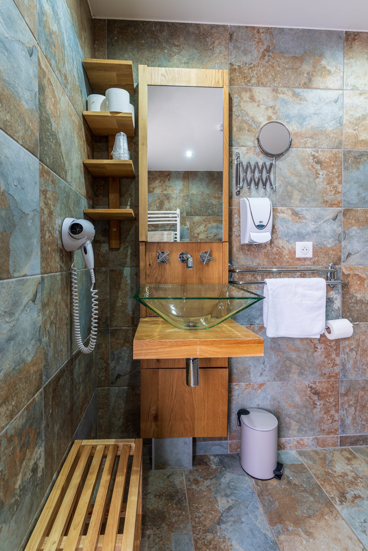 salle de bain lodge VIP