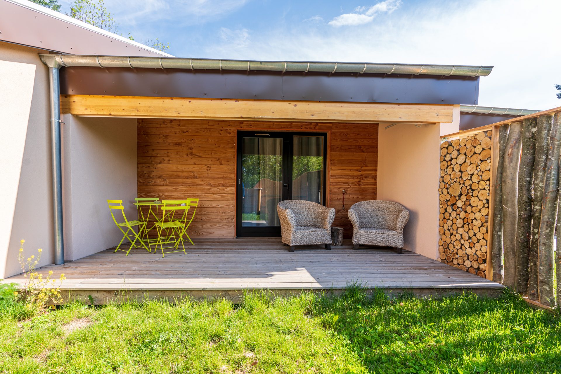 écolodge alsace terrasse privative