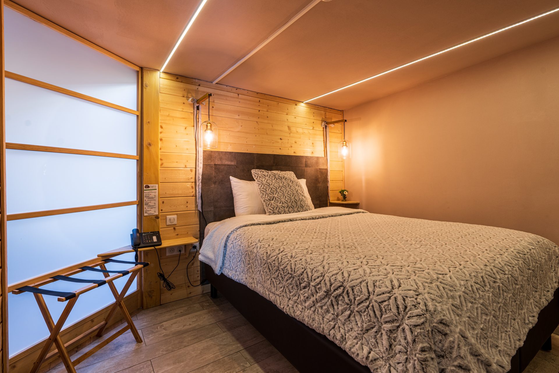 ecolodge alsace, chambre rez de chaussée