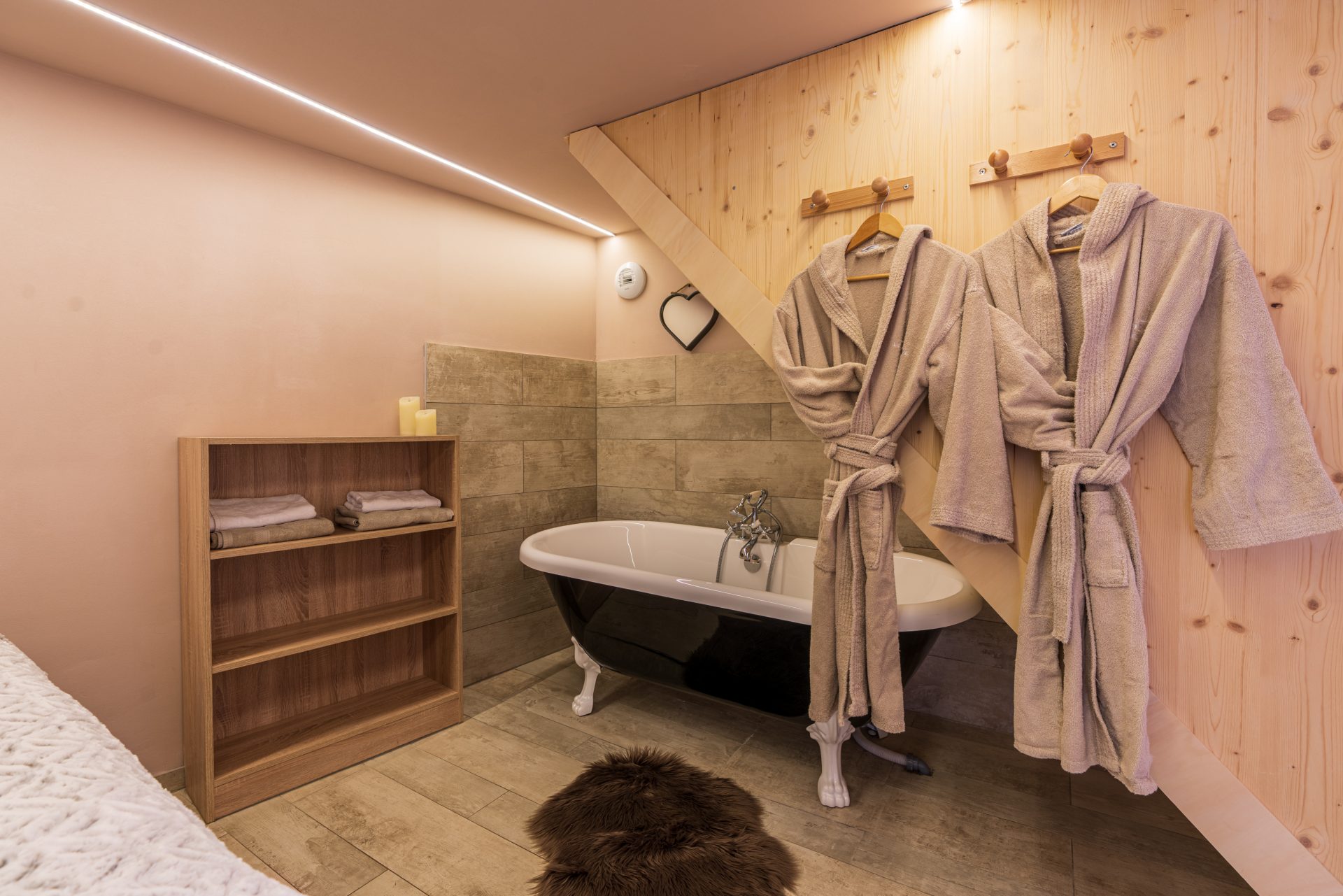 chambre avec baignoire, Lodge VIP