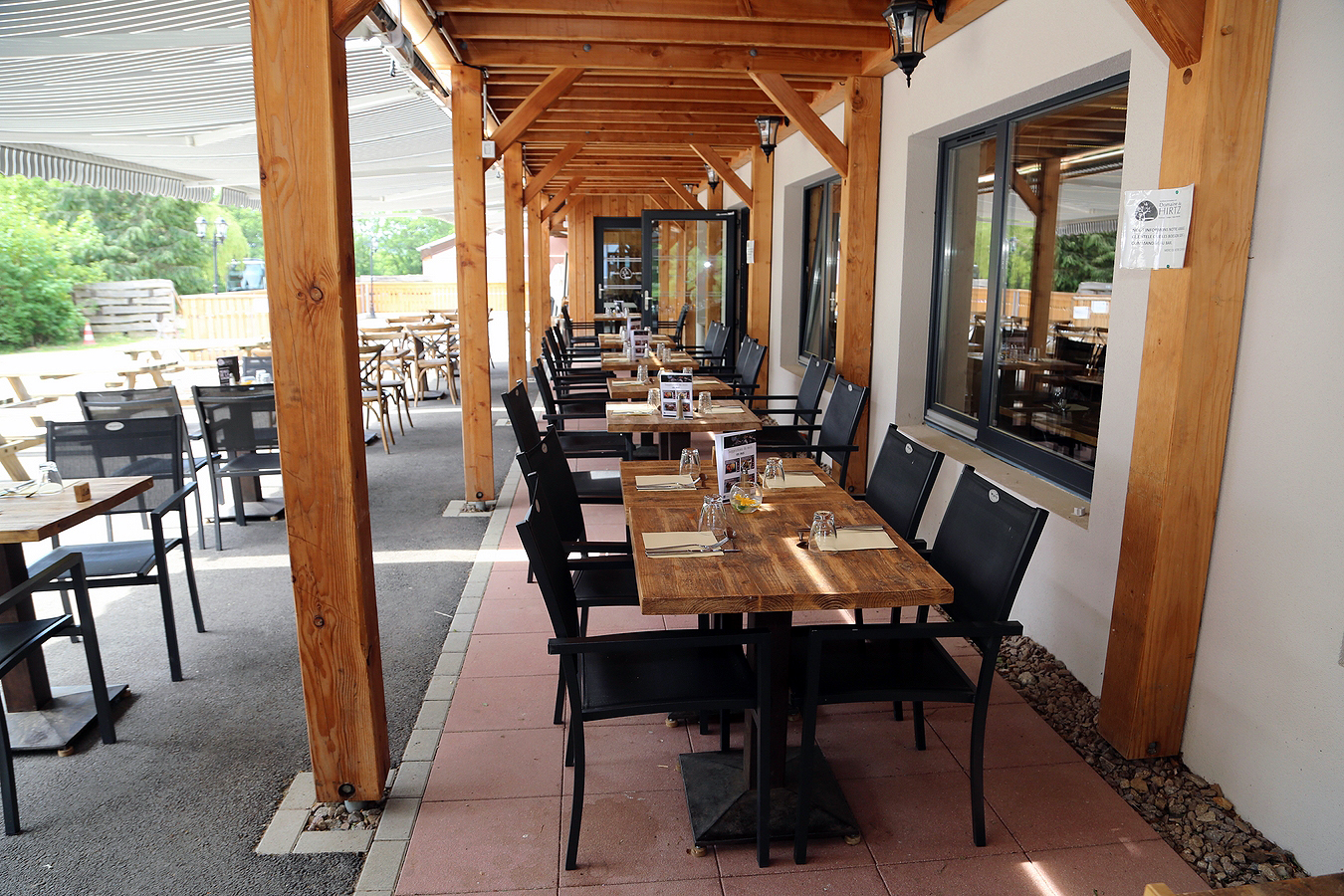 Terrasse de l'Auberge du Hirtz