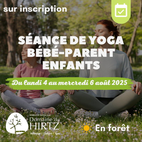 Ateliers yoga bébé-parent et enfant