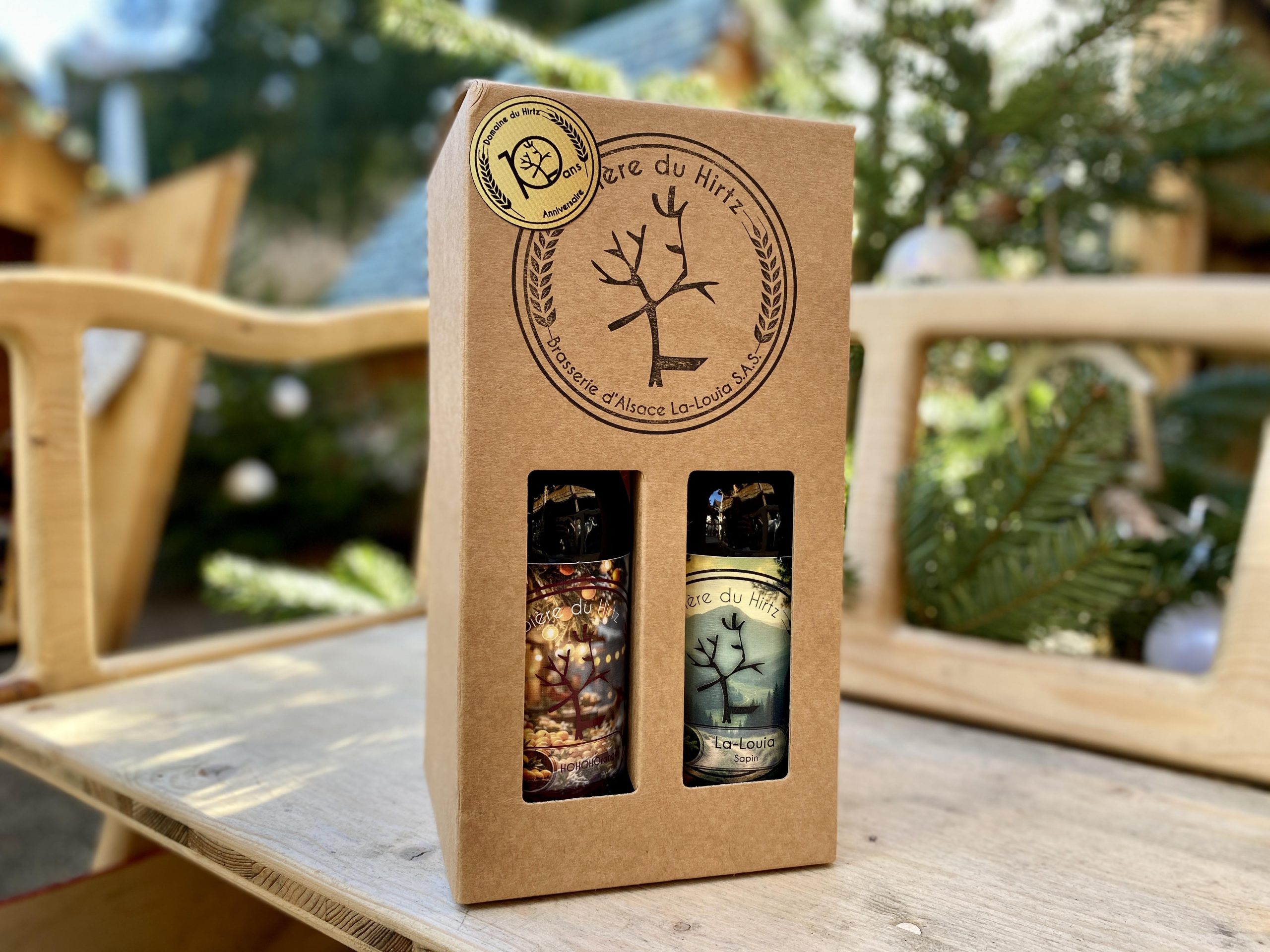 Coffret 4 bières artisanales Brasserie du HIRTZ Coffret 4 bières artisanales Brasserie du HIRTZ