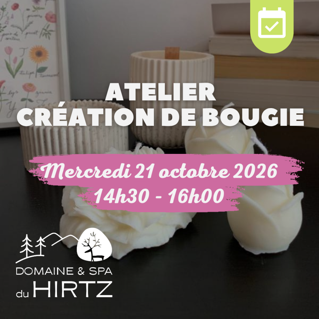 Atelier création de bougie au Domaine du HIRTZ