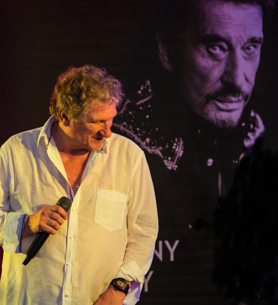 Jean-Claude Bader chante Johnny Hallyday au Domaine du HIRTZ
