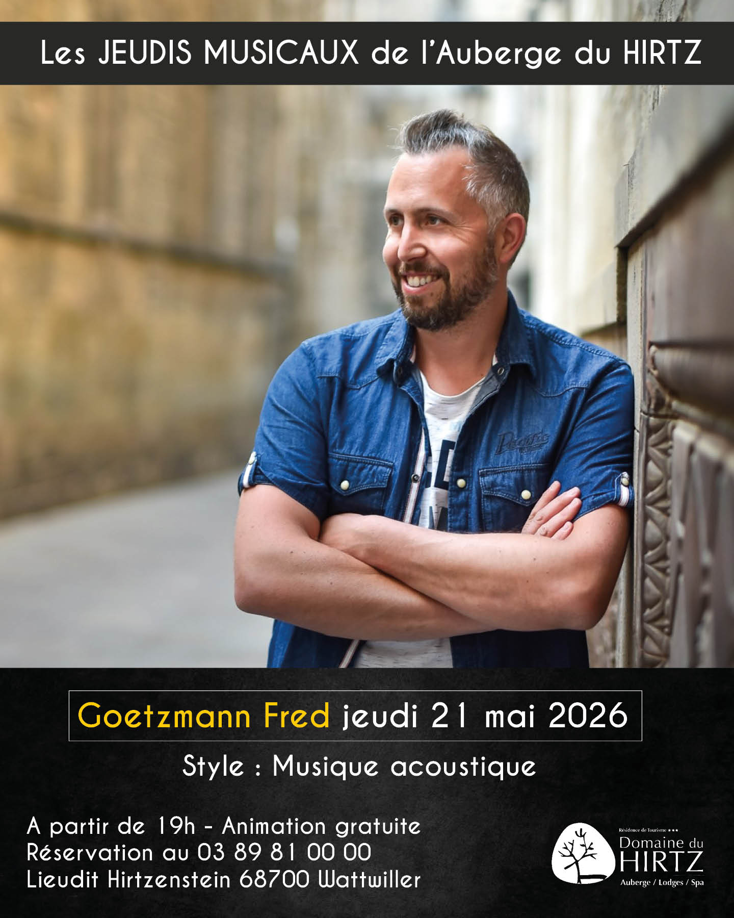 Jeudi musicaux Auberge du Hirtz Wattwiller mai 20262